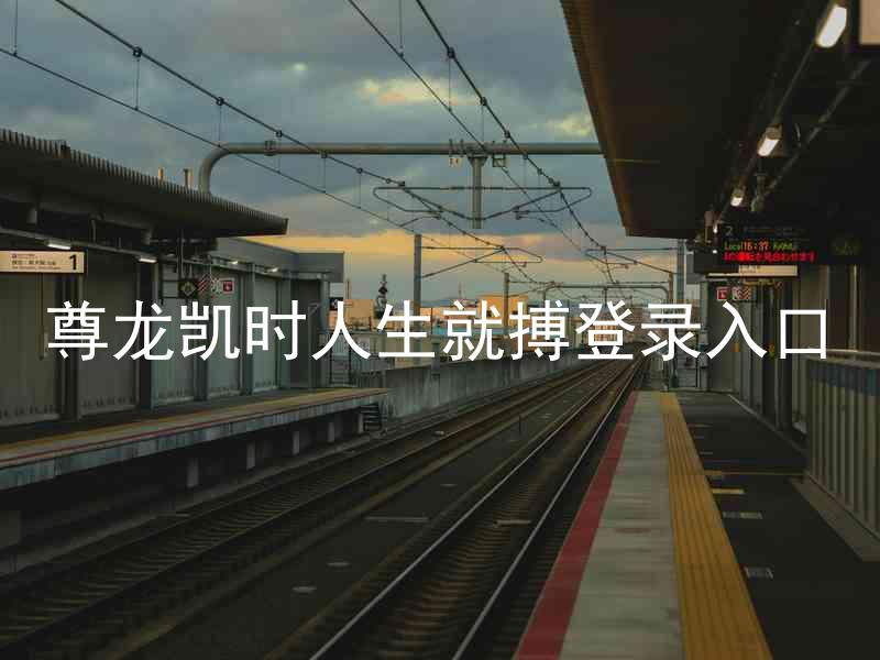 尊龙凯时人生就搏登录入口